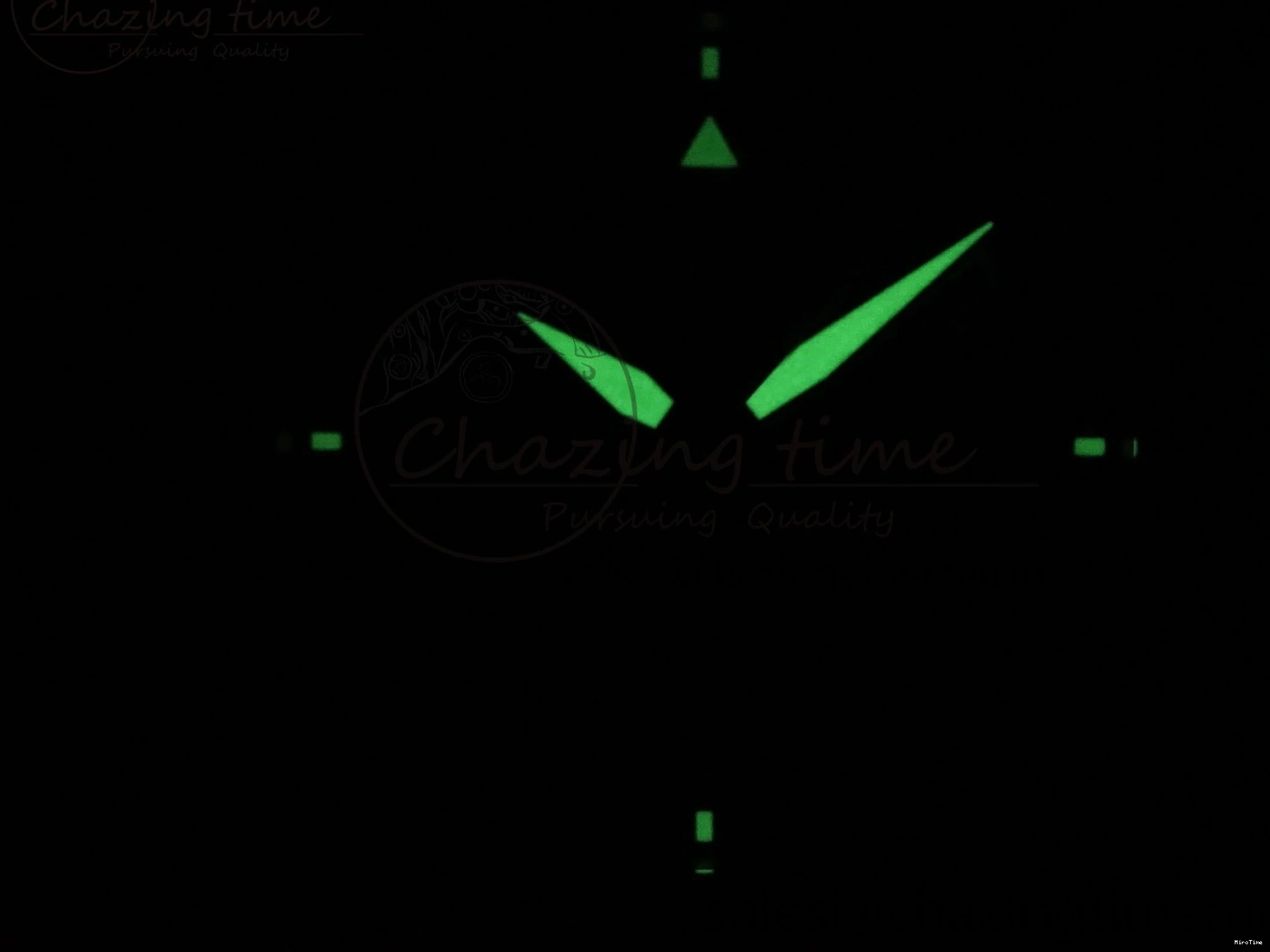 MIROTIME 0219 Pilot Top Gun IW326901 M+F 1:1 Best Edition Black Dial on Black Rubber Strap A SportInspired 6999